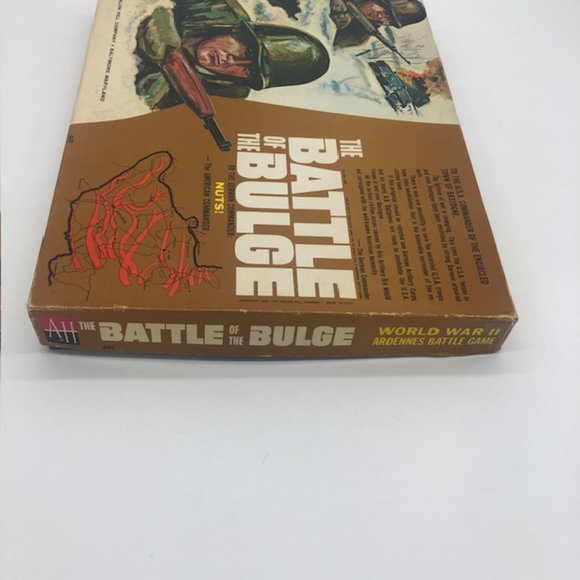 Vintage 1965 Avalon Hill The Battle of the Bulge World War II Battle Game - Picture 7 of 11